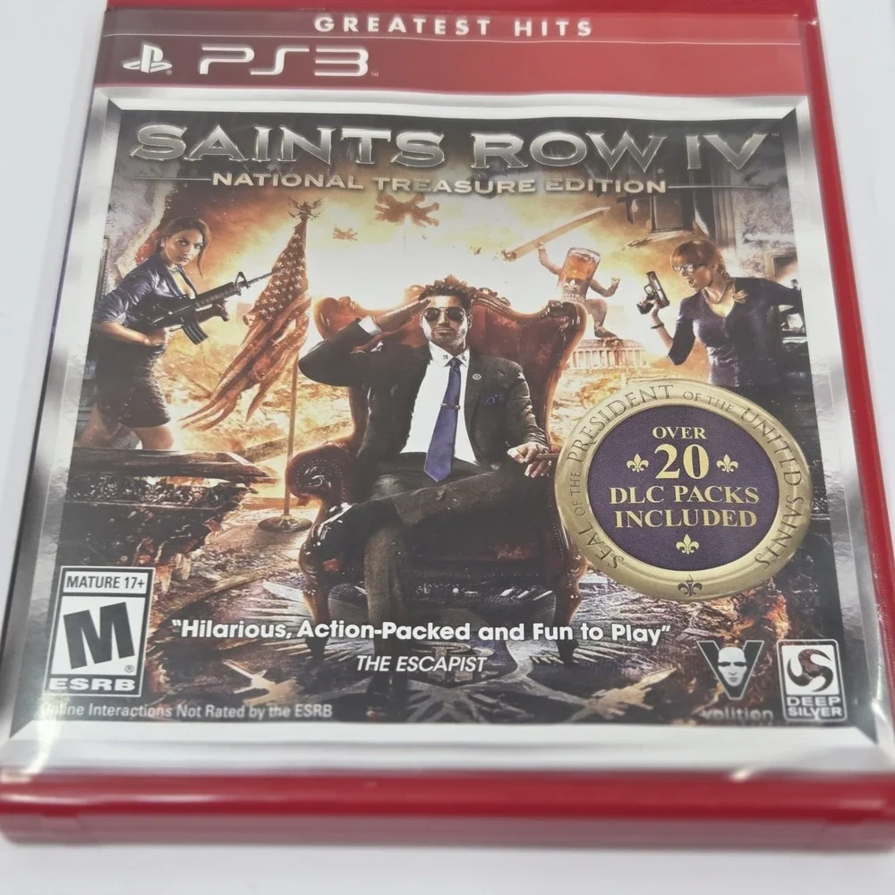 Saints Row IV National Treasure Edition Sony PlayStation 3 PS3 CIB Greatest Hits